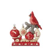 Jim Shore Nordic Noel Cardinal Noel Sign image
