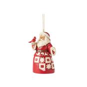 Jim Shore Nordic Noel Santa with Cardinal