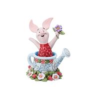 Jim Shore Piglet in a Watering Can Figurine