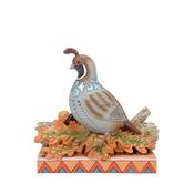 Jim Shore Shades of Fall Quail on Leaves