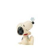 Jim Shore Snoopy with Snowflake on Nose Mini Figurine - Peanuts