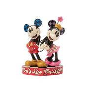 Jim Shore Tails of True Love Mickey and Minnie Mouse