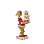 Jim Shore The Grinch with a Grinchy Cake Figurine