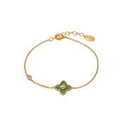 Knight &amp; Day The Pink Box Malachite Style Bracelet image