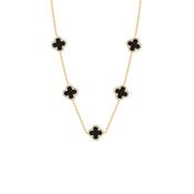 Knight &amp; Day Estella Black Resin Necklace image