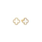 Knight &amp; Day Estella Shell Pearl Stud Earrings image