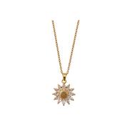 Knight &amp; Day Gold Sunflower Pendant image