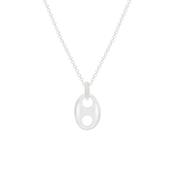 Knight &amp; Day Mallory Long Silver Necklace