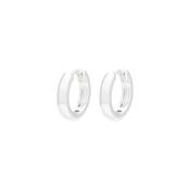 Knight &amp; Day Small Silver Hoops Earrings