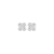 Knight &amp; Day Tiny Clover Earrings