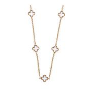 Knight &amp; Day White Clover Necklace image