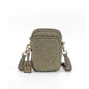 Maureen O'Hara Cross Body Green Herringbone