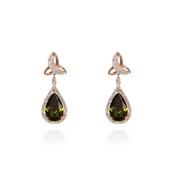 Maureen O'Hara Rose Gold Trinity Knot Earrings