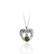 Maureen O'Hara Silver Claddagh Pendant