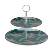 Mindy Brownes Festive Fir Two Tier Cake Stand image