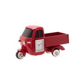 Miniature Clock 3 Wheel Truck Red