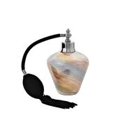 Objets d'Art Black &amp; Gold Tapered Glass Perfume Bottle