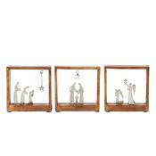 Oh Night Devine Christmas Nativity Set of 3
