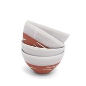 Paul Maloney Pottery Terracotta Set 4 Bowls