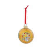 Peter Rabbit Gold Festive Bauble by Beatrix Potter