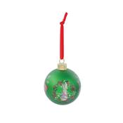Peter Rabbit Green Festive Bauble by Beatrix Potter