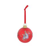 Peter Rabbit Red Festive Bauble by Beatrix Potter