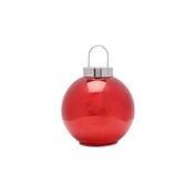 Red Mercury Glass LED Fairy Light Christmas Bauble
