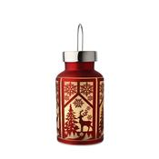 Regal Tidings Glass LED Lantern Christmas Windows - 20 cm