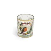 Tipperary Robin Wreath Christmas LED Light Up Candle