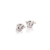 Romi Silver Knot Stud Earrings