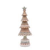 Santa &amp; Friends Gingerbread Christmas Tree - Pastel