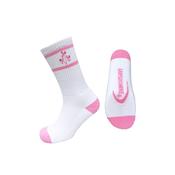 Shamrock Sports Socks in White &amp; Pink image