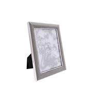 Impressions Silver Frame with Grey Velvet - 6" x 8" image