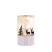 Small Reindeers with Tree LED Light Tube