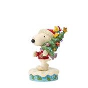 Jim Shore Our Little Tree Snoopy and Woodstock with Tree Figurine