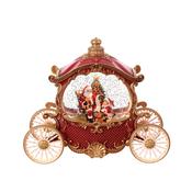 Christmas Red Carriage with Santa image