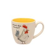 The Funny Farm Mug - "What the Cluck" image