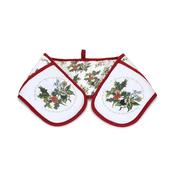 The Holly and the Ivy Double Oven Glove