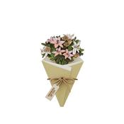 Thinking of You 3D Flower Figurine Card