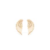 Tipperary Angel Wing Stud Earrings Gold