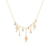 Tipperary Angel Wings Ball &amp; Crystal Pendant Gold