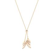 Tipperary Angel Wings Bolo Chain Gold Pendant