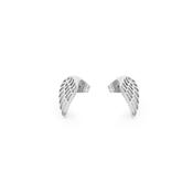 Tipperary Angel Wings Mini Stud Earrings Silver