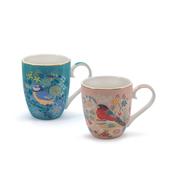 Tipperary Birdy Set 2 Mini Mugs - Blue Tit &amp; Bullfinch