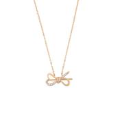 Tipperary Bow - Bow &amp; CZ Pendant Gold