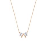 Tipperary Bow - CZ Bow Pendant Gold