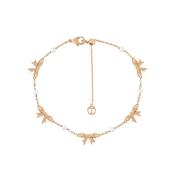 Tipperary Bow - Pearl &amp; Bow Gold Bracelet