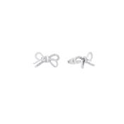 Tipperary Bow - Stud Earrings Silver