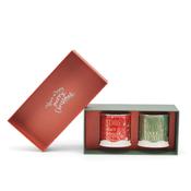 Tipperary Christmas Wishes &amp; Christmas Robin Set of 2 Tankards