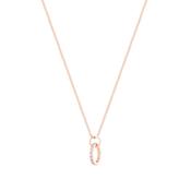 Tipperary Circle Pave Rose Gold Ring Pendant